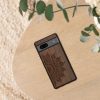 Θήκη Kwmobile για Google Pixel 7a, Καφέ, Ξύλο/Σιλικόνη, 61603.01