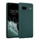 Θήκη Kwmobile για Google Pixel 7a, Πράσινη, Σιλικόνη, 61599.14