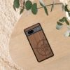 Θήκη Kwmobile για Google Pixel 7a, Καφέ, Ξύλο/Σιλικόνη, 61603.02