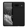 Θήκη Kwmobile για Google Pixel 7a, μαύρη, σιλικόνη, 61597.01