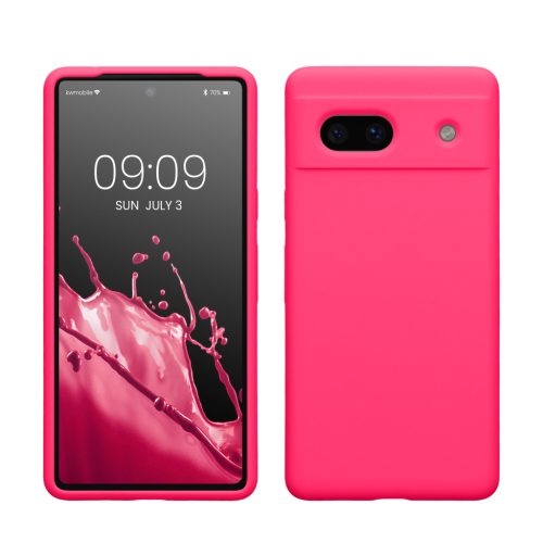 Θήκη Kwmobile για Google Pixel 7a, ροζ, σιλικόνη, 61597.77