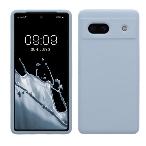 Θήκη Kwmobile για Google Pixel 7a, Ανοιχτό μπλε, Σιλικόνη, 61597.58
