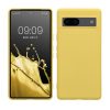 Θήκη Kwmobile για Google Pixel 7a, Κίτρινη, Σιλικόνη, 61614.165