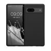 Θήκη Kwmobile για Google Pixel 7a, μαύρη, σιλικόνη, 61614.01