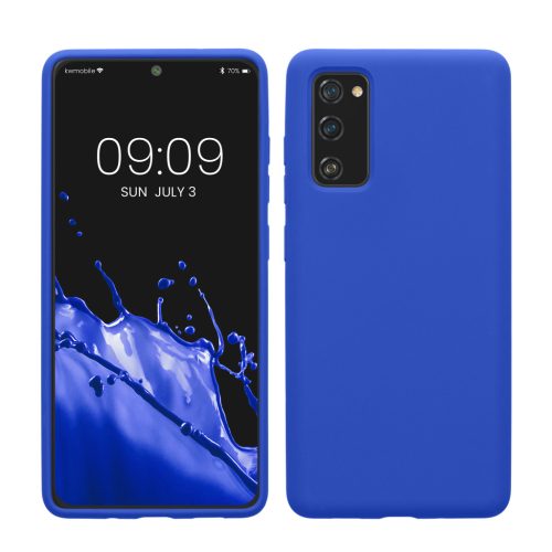 Θήκη Kwmobile για Samsung Galaxy S20 FE, Μπλε, Σιλικόνη, 53605.134
