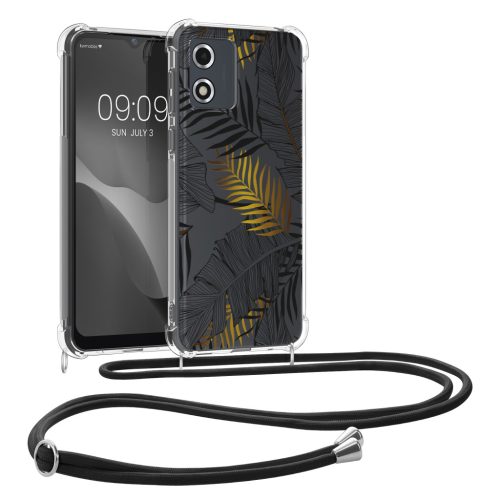 Θήκη Kwmobile με κορδόνι για Motorola Moto E13, Πολύχρωμη, Σιλικόνη, 61624.02