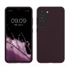 Θήκη Kwmobile για Samsung Galaxy S23, Σκούρο Μωβ, Σιλικόνη, 60273.114