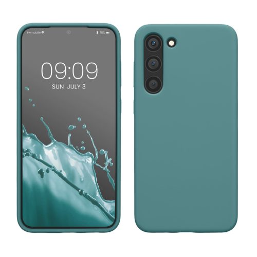 Θήκη Kwmobile για Samsung Galaxy S23 Plus, Πράσινη, Σιλικόνη, 60274.206