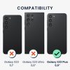 Θήκη Kwmobile για Samsung Galaxy S23 Plus, Σκούρο Μωβ, Σιλικόνη, 60274.114