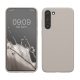 Θήκη Kwmobile για Samsung Galaxy S23 Plus, ανοιχτό γκρι, σιλικόνη, 60274.96