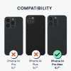 Θήκη Kwmobile με αποσπώμενο κορδόνι για Apple iPhone 14 Pro Max, Διαφανής/Μαύρη, Πολυανθρακικό, 61622.01