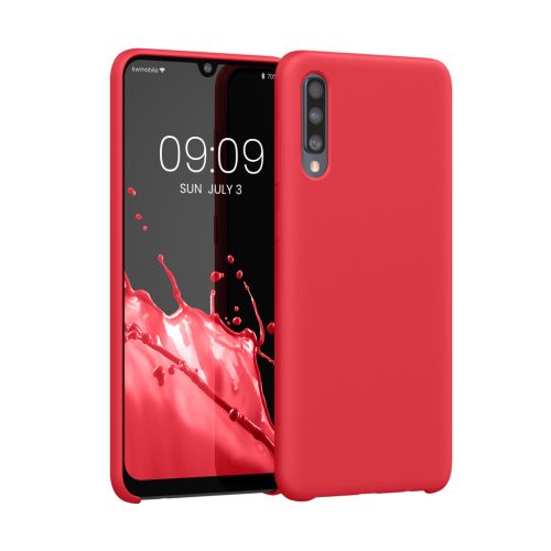 Θήκη Kwmobile για Samsung Galaxy A50, Κόκκινη, Σιλικόνη, 48715.238