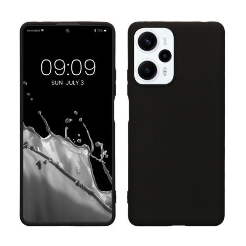 Θήκη Kwmobile για Xiaomi Poco F5, Μαύρη, Σιλικόνη, 61636.47