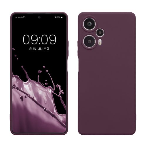Θήκη Kwmobile για Xiaomi Poco F5, Μωβ, Σιλικόνη, 61638.187