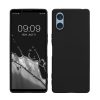 Θήκη Kwmobile για Sony Xperia 5 V, Μαύρη, Σιλικόνη, 61522.01