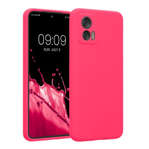 Θήκη Kwmobile για Motorola Edge 30 Neo, Ροζ, Σιλικόνη, 61043.77