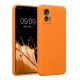 Θήκη Kwmobile για Motorola Edge 30 Neo, Πορτοκαλί, Σιλικόνη, 61043.15