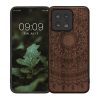 Θήκη Kwmobile για Xiaomi 13 5G, Καφέ, Ξύλο/Σιλικόνη, 60695.02