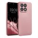 Θήκη Kwmobile για Honor X8a, Ροζ, Σιλικόνη, 60942.31