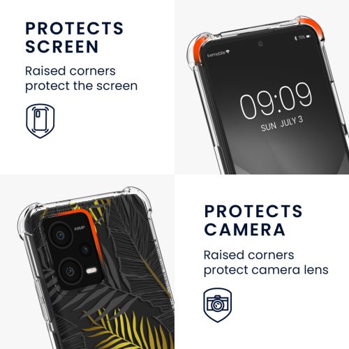 Θήκη Kwmobile με κορδόνι για Xiaomi Redmi Note 12 5G/Poco X5, Πολύχρωμη, Σιλικόνη, 60892.03