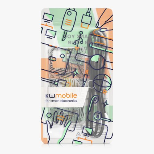 Θήκη Kwmobile με κορδόνι για Xiaomi Redmi Note 12 5G/Poco X5, Πολύχρωμη, Σιλικόνη, 60892.03