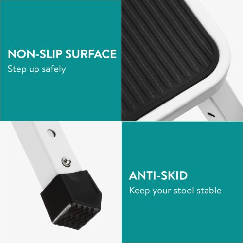 Scaun pliabil ajustabil Navaris, 3 inaltimi, platforma antiderapanta, 61657.02