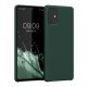 Θήκη Kwmobile για Samsung Galaxy A71, Σκούρο Πράσινο, Σιλικόνη, 51209.169