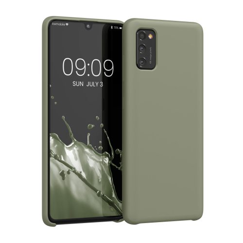 Θήκη Kwmobile για Samsung Galaxy A41, Ανοιχτό Πράσινο, Σιλικόνη, 52301.172