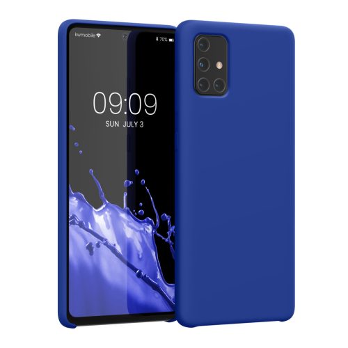 Θήκη Kwmobile για Samsung Galaxy A71, Μπλε, Σιλικόνη, 51209.134