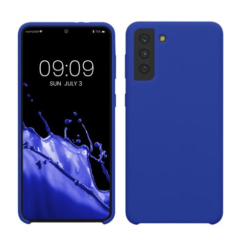 Θήκη Kwmobile για Samsung Galaxy S21 Plus, Μπλε, Σιλικόνη, 54066.134