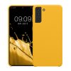 Θήκη Kwmobile για Samsung Galaxy S21 Plus, Κίτρινη, Σιλικόνη, 54066.165