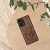 Θήκη Kwmobile για Xiaomi Poco F5, Καφέ, Ξύλο/Σιλικόνη, 61661.01