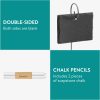 Set 15 Etichete pentru plante din ardezie Navaris cu 15 tije si 2 crete, 10x7 cm, 53850.02