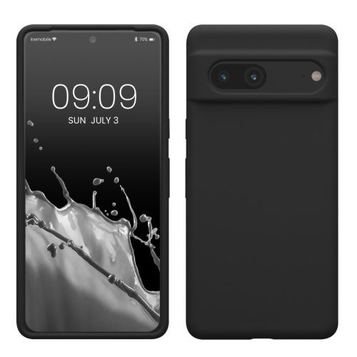Θήκη Kwmobile για Google Pixel 7, Μαύρη, Σιλικόνη, 59451.47