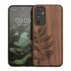 Θήκη Kwmobile για Samsung Galaxy A54 5G, Καφέ, Ξύλο/Σιλικόνη, 60799.06