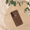 Θήκη Kwmobile για Samsung Galaxy S23 Plus, Καφέ, Ξύλο/Σιλικόνη, 61686.03
