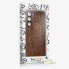Θήκη Kwmobile για Samsung Galaxy S23 Plus, Καφέ, Ξύλο/Σιλικόνη, 61686.03