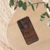 Θήκη Kwmobile για Samsung Galaxy S23, Καφέ, Ξύλο/Σιλικόνη, 61685.03