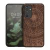 Θήκη Kwmobile για Samsung Galaxy A54 5G, Καφέ, Ξύλο/Σιλικόνη, 60799.04