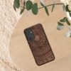 Θήκη Kwmobile για Samsung Galaxy A54 5G, Καφέ, Ξύλο/Σιλικόνη, 60799.04