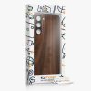 Θήκη Kwmobile για Samsung Galaxy S23 Plus, Καφέ, Ξύλο/Σιλικόνη, 61686.01