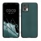 Θήκη Kwmobile για Motorola Edge 30 Neo, Πράσινη, Σιλικόνη, 61680.14