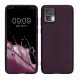 Θήκη Kwmobile για Motorola Edge 30 Neo, Σκούρο Μωβ, Σιλικόνη, 61680.115