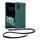 Θήκη Kwmobile με κορδόνι για Samsung Galaxy A03s, πράσινη, σιλικόνη, 58562.78