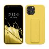 Θήκη Kwmobile για Apple iPhone 12/iPhone 12 Pro, Κίτρινη, Σιλικόνη, 58283.165