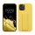 Θήκη Kwmobile για Apple iPhone 12/iPhone 12 Pro, Κίτρινη, Σιλικόνη, 58283.165