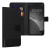 Θήκη Kwmobile για Ulefone Note 16 Pro, Μαύρη, Ύφασμα/Σιλικόνη, 61723.73
