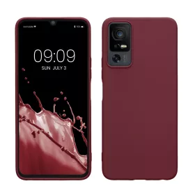   Θήκη Kwmobile για TCL 40 XL, Μωβ, Σιλικόνη, 61718.187