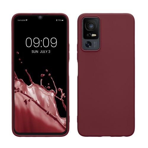 Θήκη Kwmobile για TCL 40 XL, Μωβ, Σιλικόνη, 61718.187