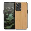 Θήκη Kwmobile για OnePlus Nord 2T, Ανοιχτό καφέ, Ξύλο/Σιλικόνη, 58766.24